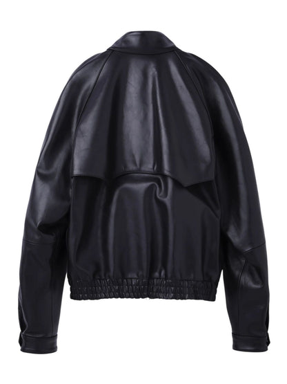 Daou Pittaya The Debt Collector Black Leather Jacket