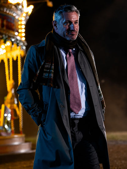 Dean Gaffney Reckless Gray Cotton Coat