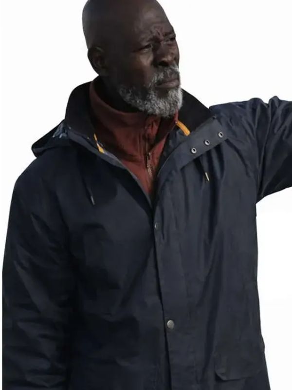 Djimon Hounsou Thrash Blue Hooded Jacket