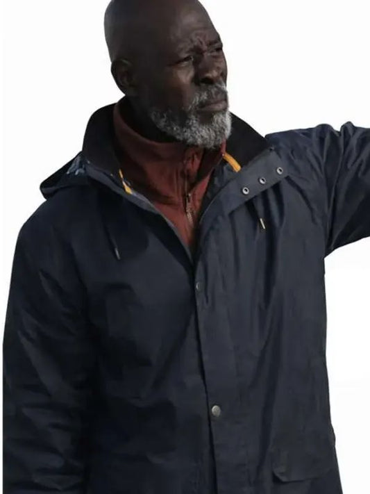 Djimon Hounsou Thrash Blue Hooded Jacket