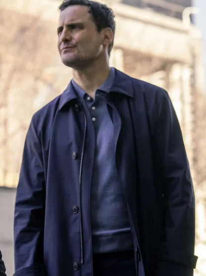 Dominic Fumusa Dexter Resurrection Blue Cotton Coat