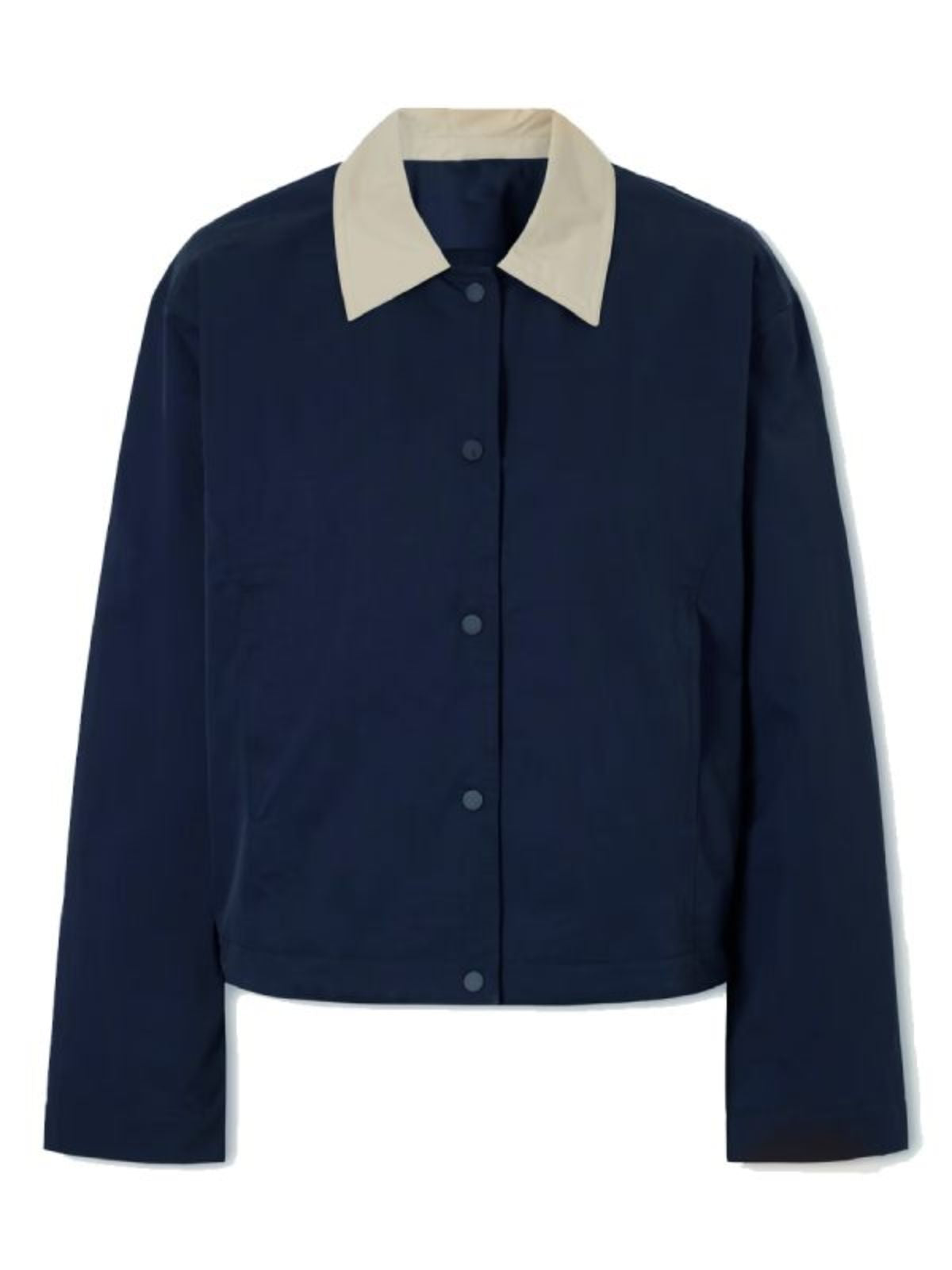 Draw Ceremony Lga Swiatek Navy Blue Cotton Jacket