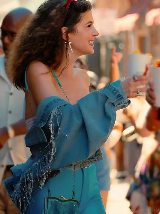 Emily Bader People We Met on Vacation Blue Denim Jacket