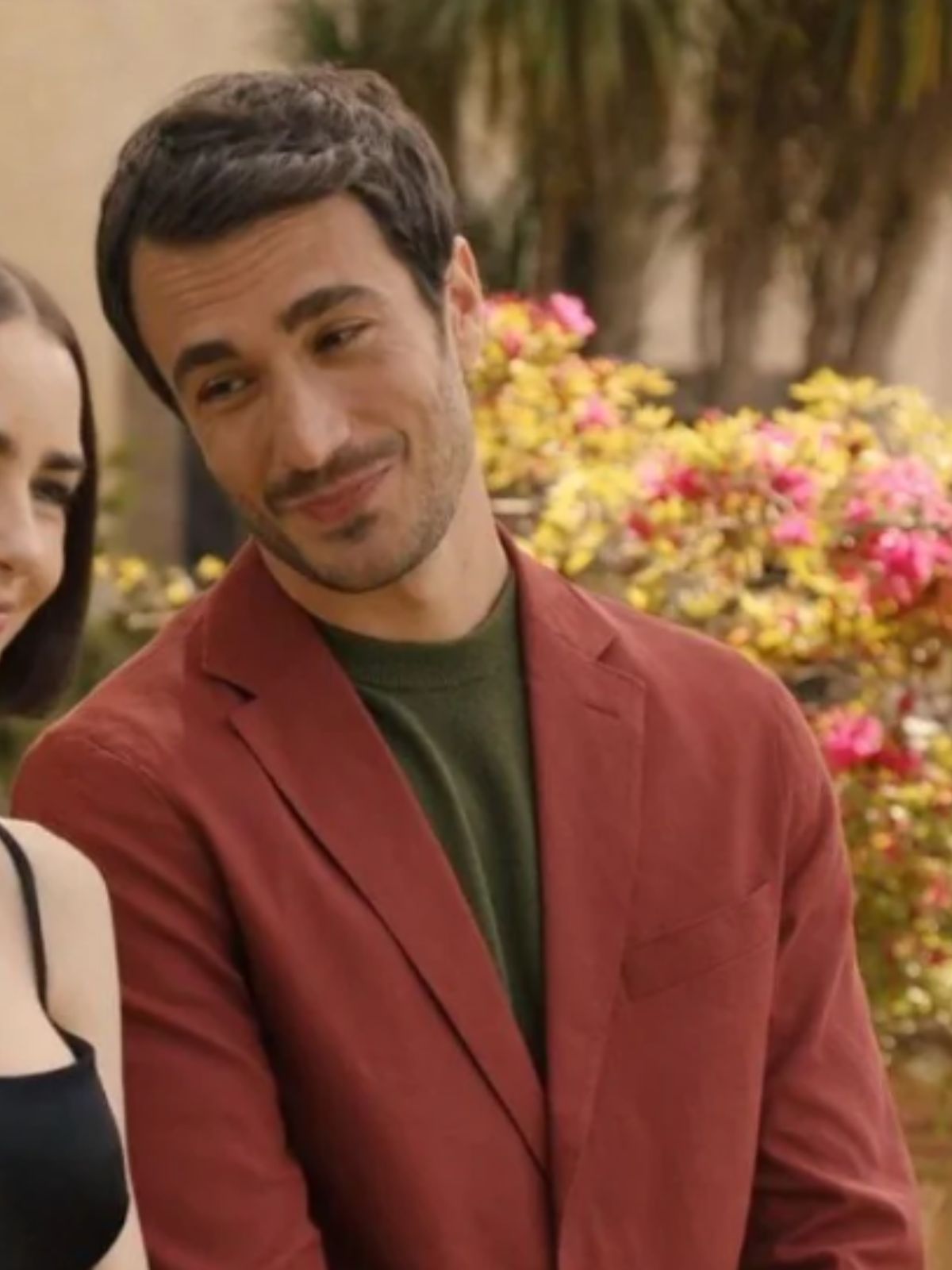 Emily in Paris Eugenio Franceschini Maroon Cotton Blazer
