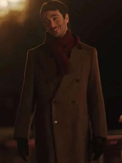 Emily in Paris S04 Eugenio Franceschini Brown Trench Coat