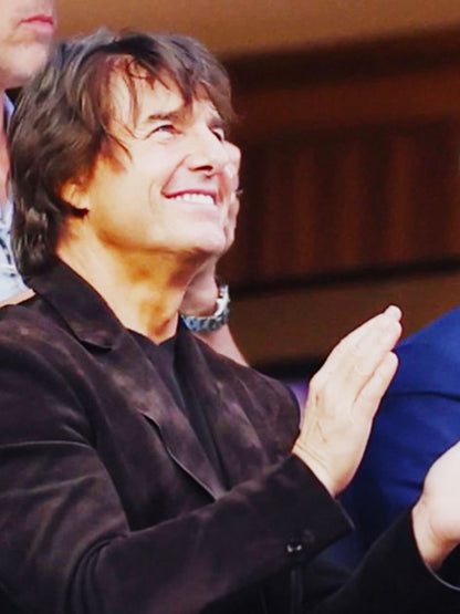 FIFA World Cup Tom Cruise Brown Suede Blazer
