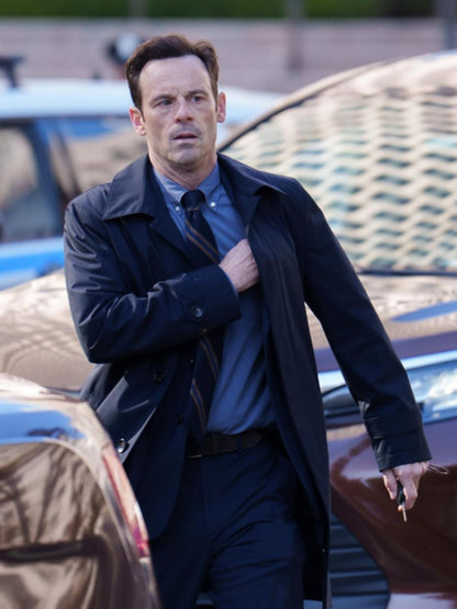 Furious Scoot McNairy Blue Cotton Coat