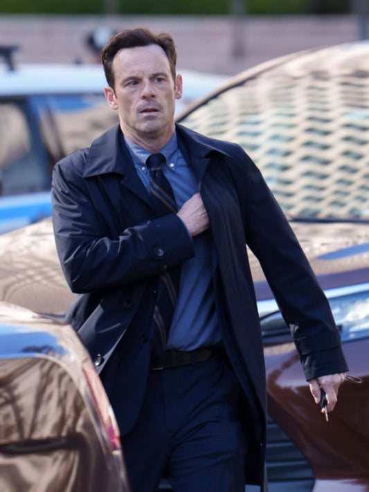 Furious Scoot McNairy Blue Cotton Coat