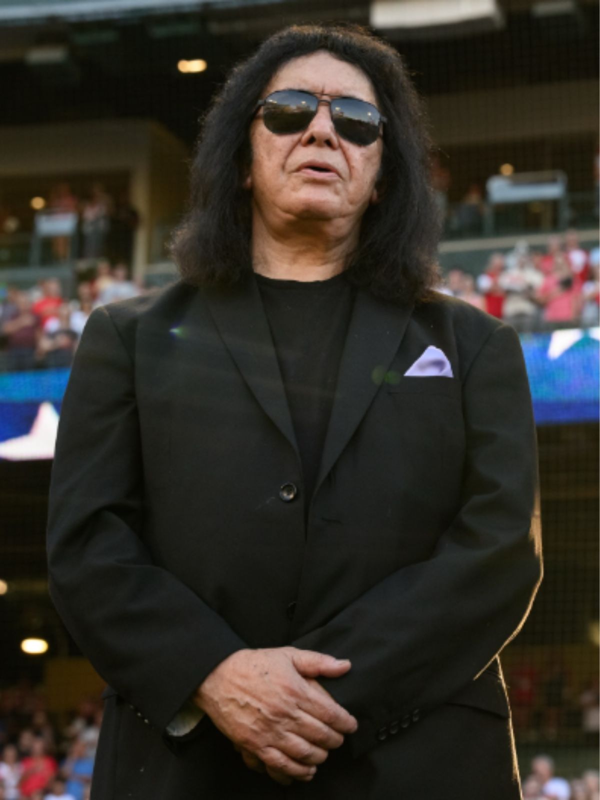Gene Simmons Los Angeles Angels Game Black Blazer