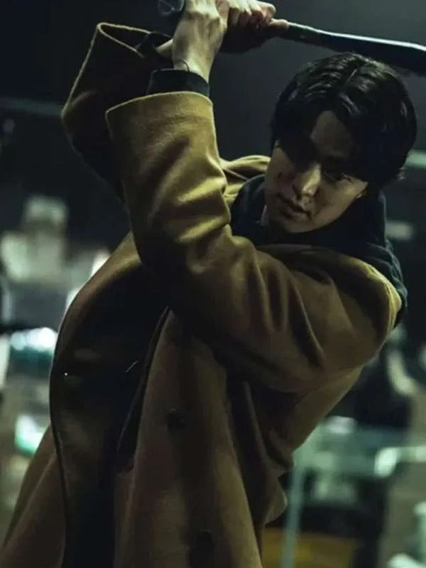 Gong Myoung Mercy for None 2025 Brown Wool Trench Coat