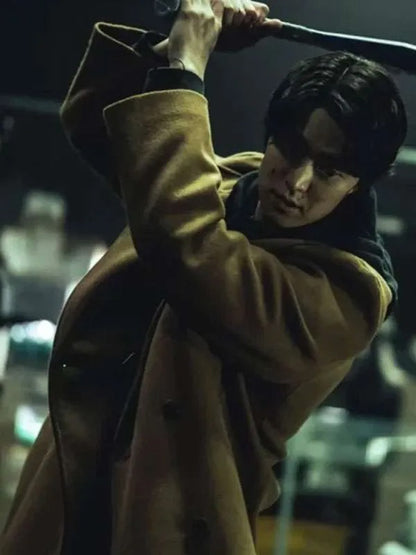 Gong Myoung Mercy for None 2025 Brown Wool Trench Coat