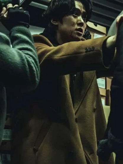 Gong Myoung Mercy for None 2025 Brown Wool Trench Coat