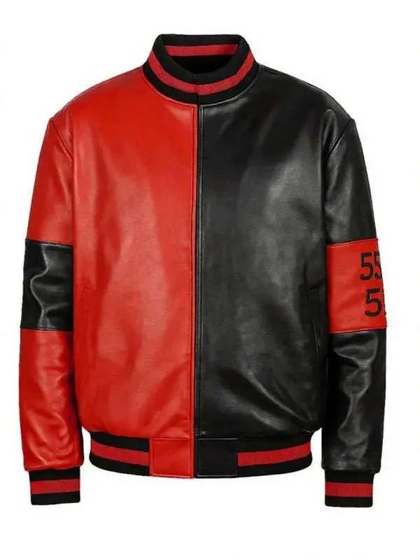 Harley Quinn Bomber Leather Jacket 