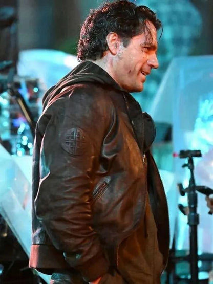 Highlander Henry Cavill Brown Bomber Leather Jacket