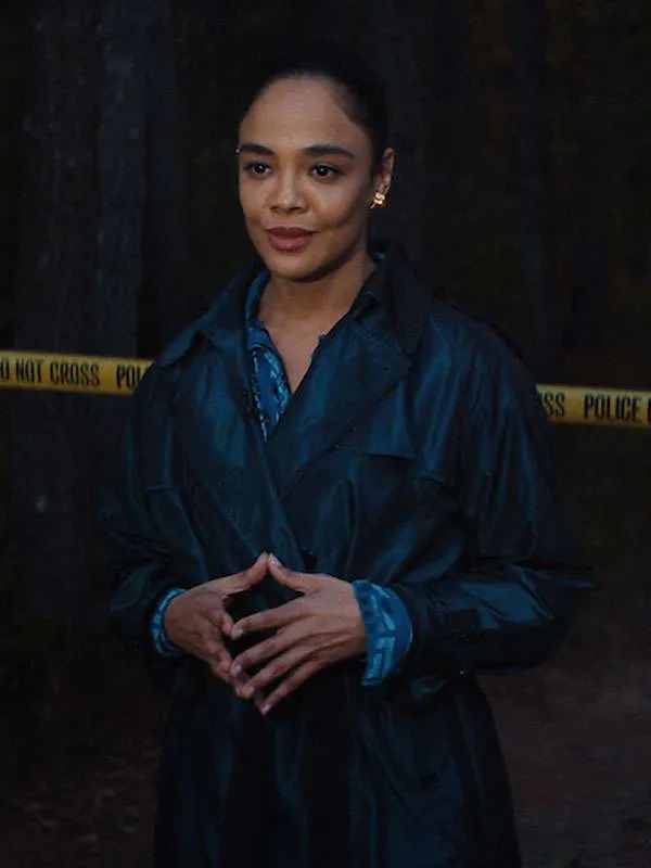 His and Hers Anna Andrews Black Cotton Trench Coat