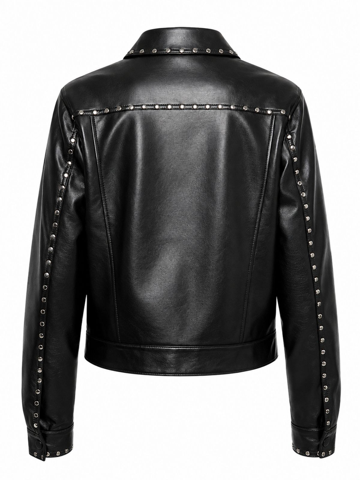 Honest Renovations Lizzie Mathis Studded Black Leather Jacket