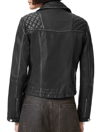How to Get to Heaven from Belfast Natasha O’Keeffe Black Leather Biker Jacket