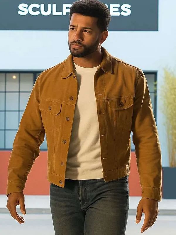 Jacob Scipio Maintenance Required Mustard Suede Leather Jacket