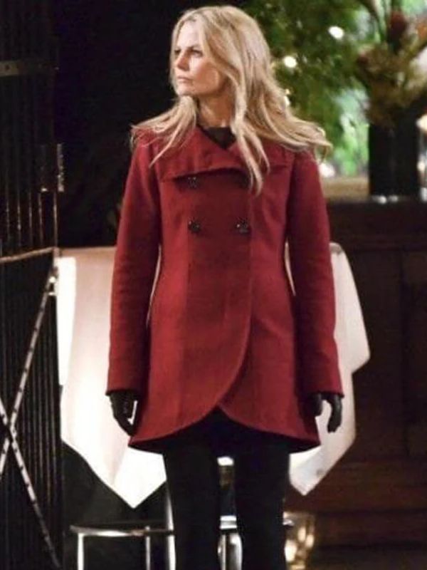 Jennifer Morrison Once Upon a Time Red Wool Coat