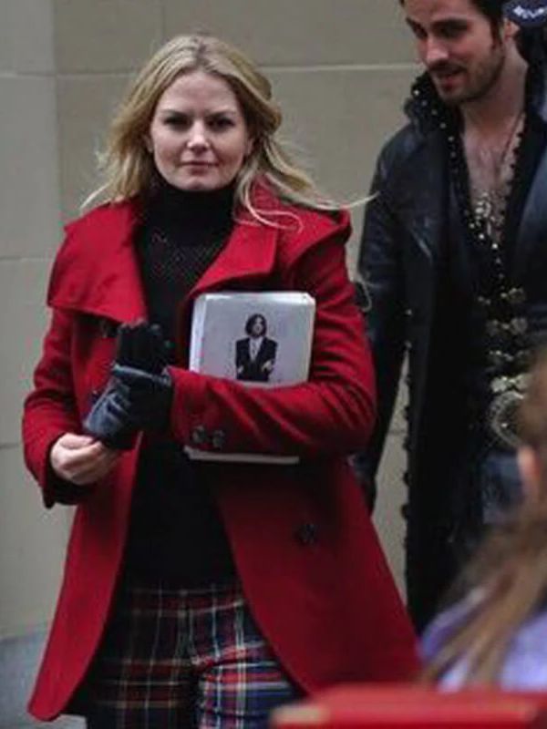 Jennifer Morrison Once Upon a Time Red Wool Coat