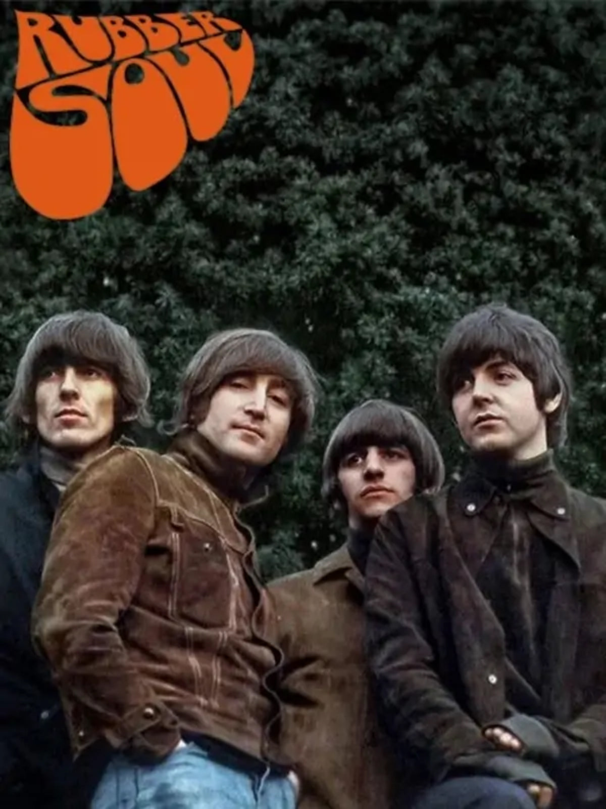 John Lennon Rubber Soul Vintage Suede Leather Jacket