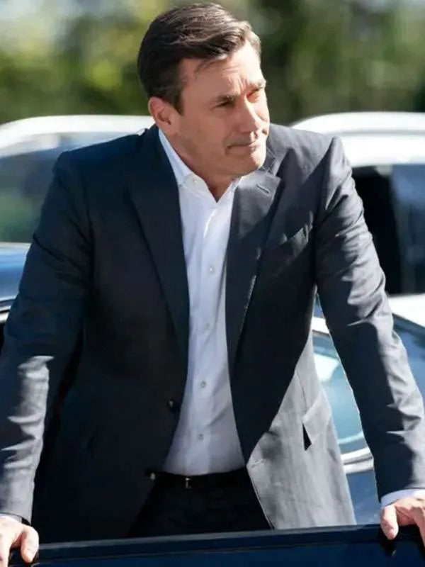 Jon Hamm Your Friends and Neighbors 2025 Grey Blazer