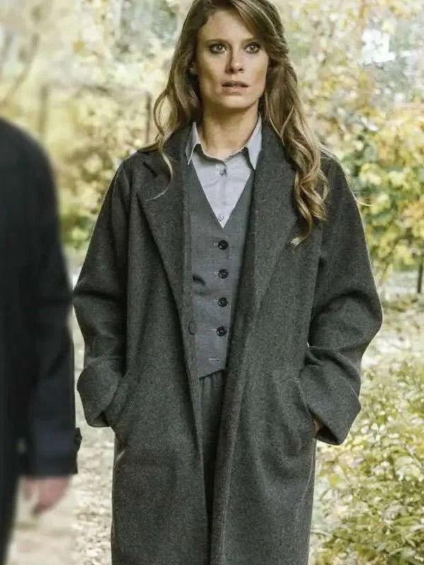 Julia Pietrucha Langer 2025 Grey Wool Coat