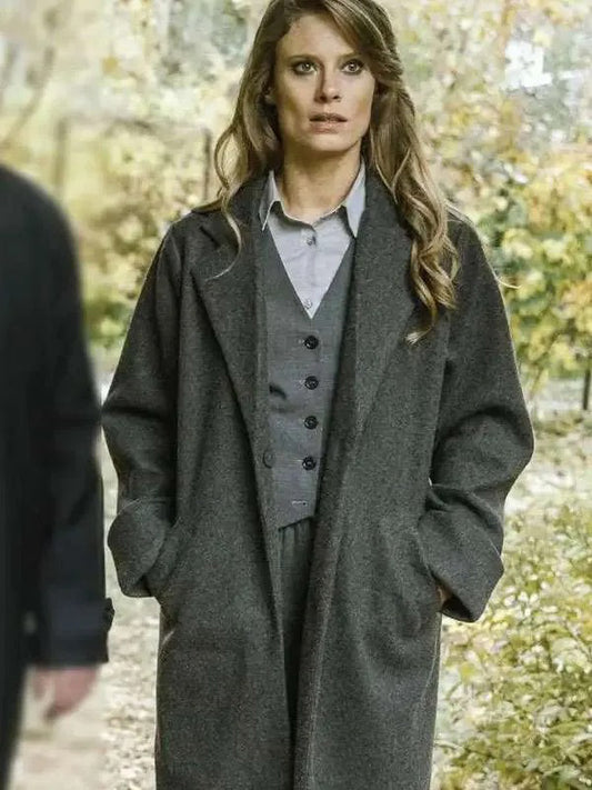 Julia Pietrucha Langer 2025 Grey Wool Coat