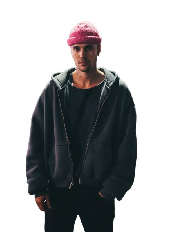 Justin Bieber Coachella Gray Hooded Jacket