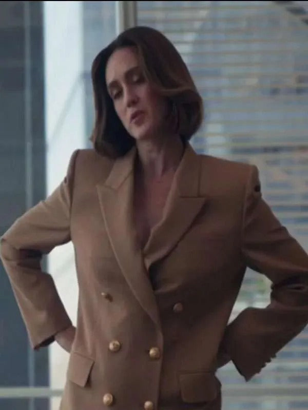Kat Resnick Your Friends and Neighbors 2025 Brown Blazer