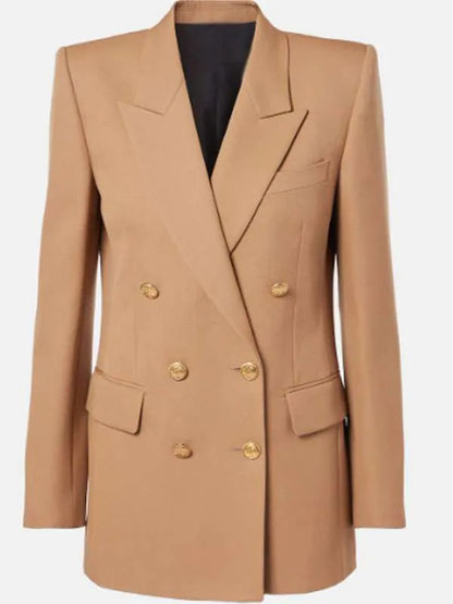 Kat Resnick Your Friends and Neighbors 2025 Brown Blazer