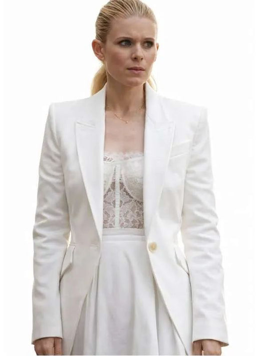 Kate Mara Imperfect Women White Blazer
