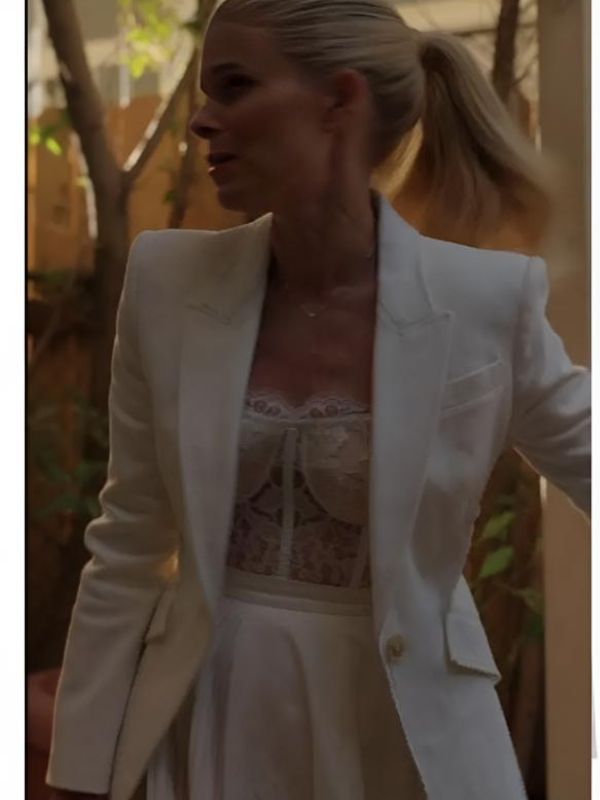 Kate Mara Imperfect Women White Blazer