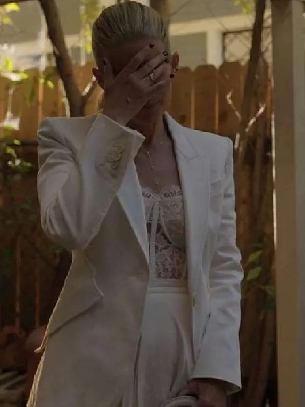Kate Mara Imperfect Women White Blazer