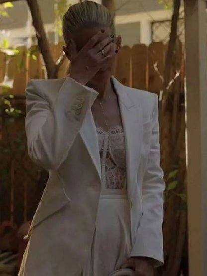 Kate Mara Imperfect Women White Blazer