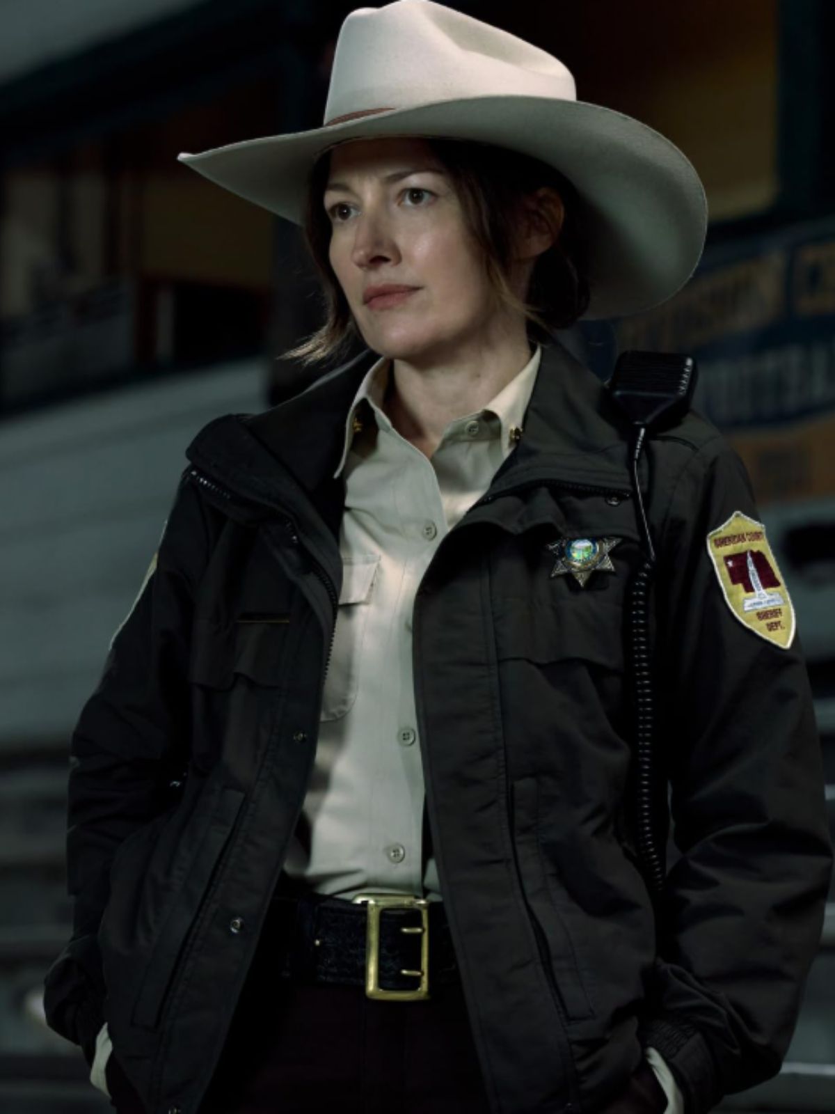 Kelly Macdonald Lanterns Black Uniform Cotton Jacket