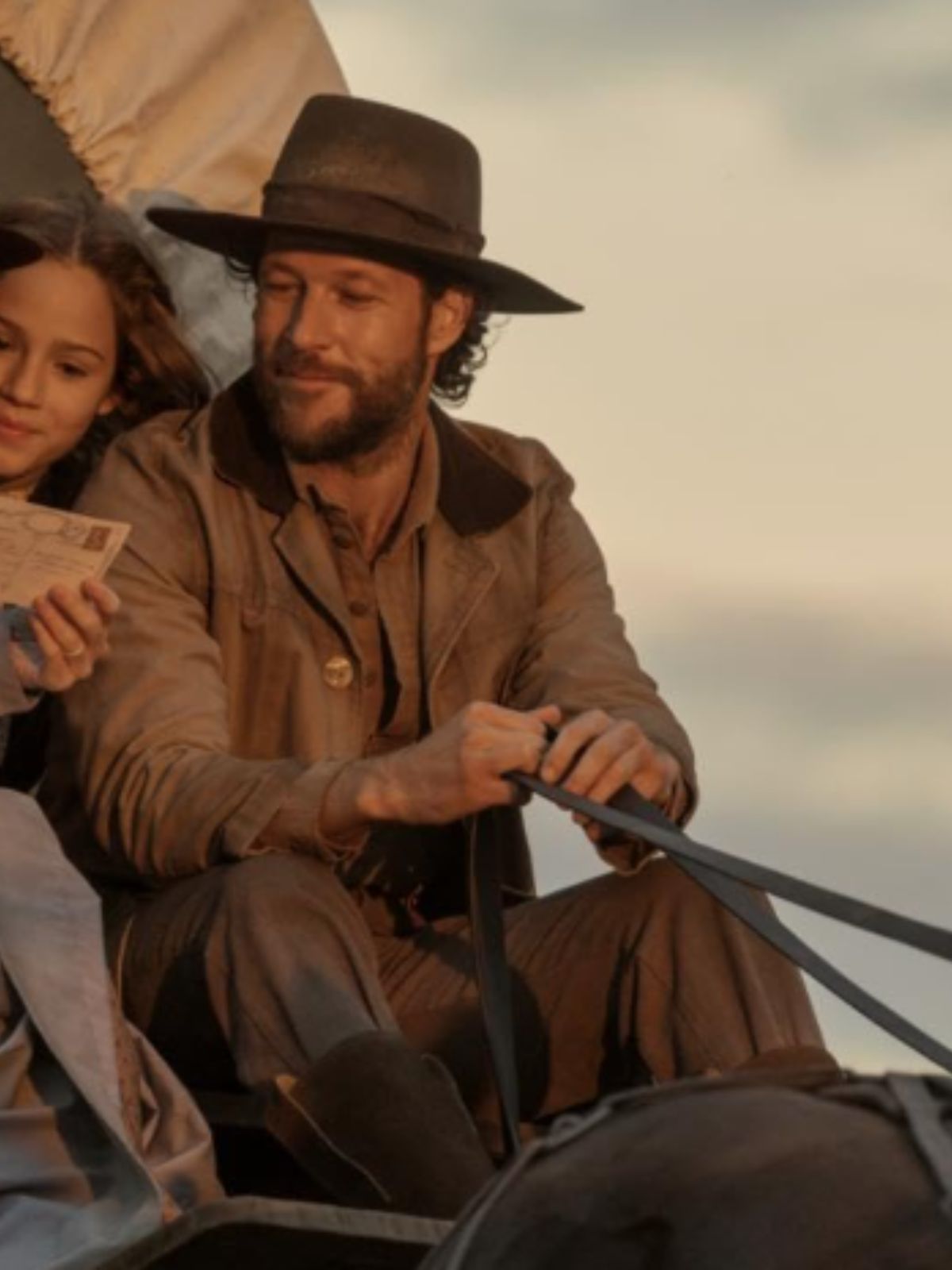 Little House on the Prairie Luke Bracey Brown Cotton Jacket