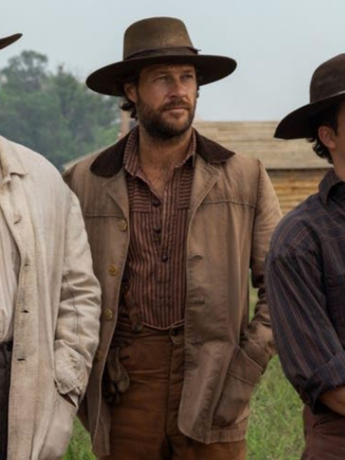 Little House on the Prairie Luke Bracey Brown Cotton Jacket