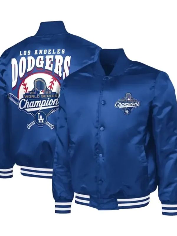 Los Angeles Dodgers Royal Champions Blue Varsity Jacket