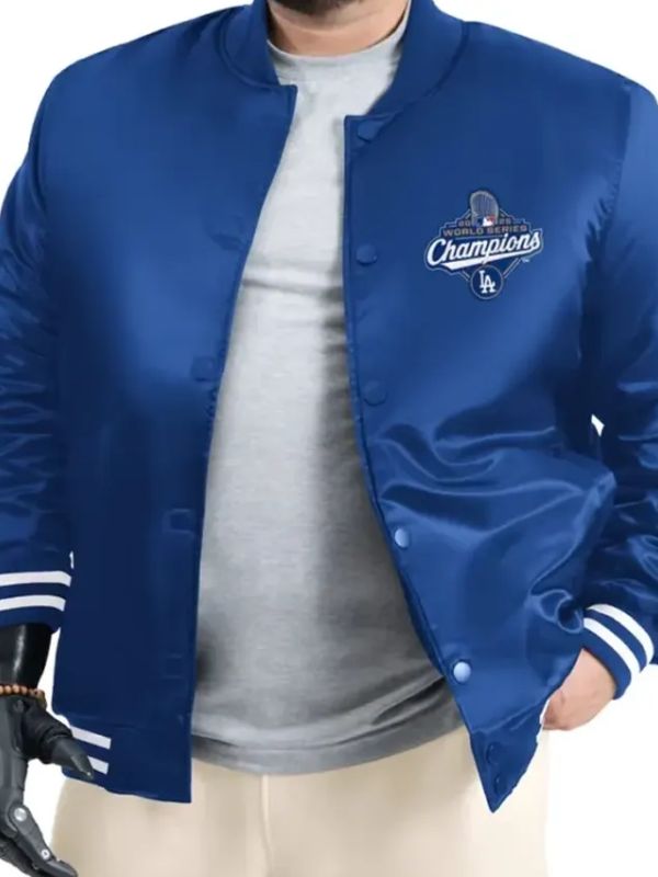 Los Angeles Dodgers Royal Champions Blue Varsity Jacket