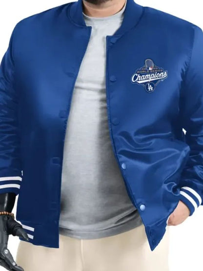Los Angeles Dodgers Royal Champions Blue Varsity Jacket