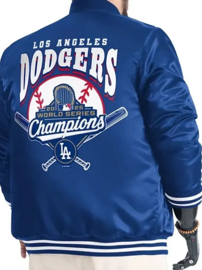 Los Angeles Dodgers Royal Champions Blue Varsity Jacket