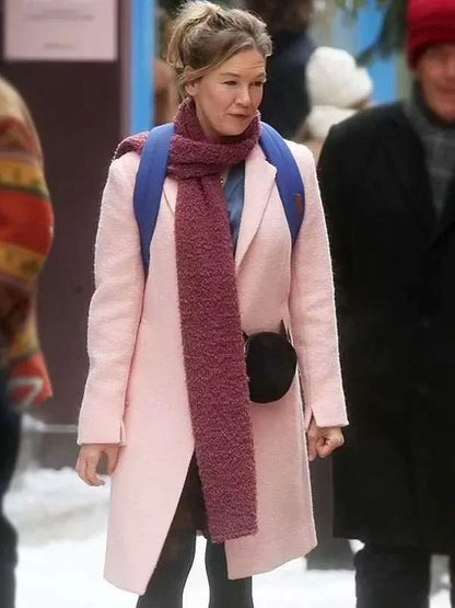 Mad About the Boy Renée Zellweger Pink Coat