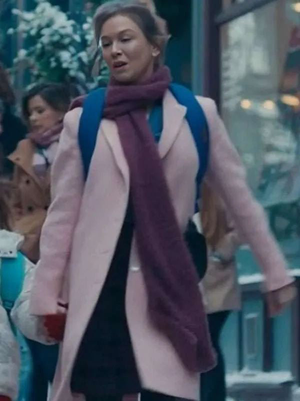Mad About the Boy Renée Zellweger Pink Coat