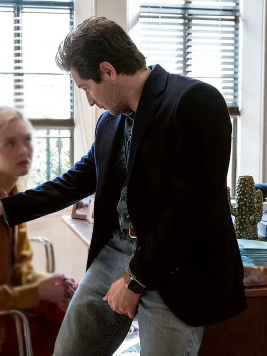 Margo’s Got Money Troubles Micheal Angarano Black Wool Blazer