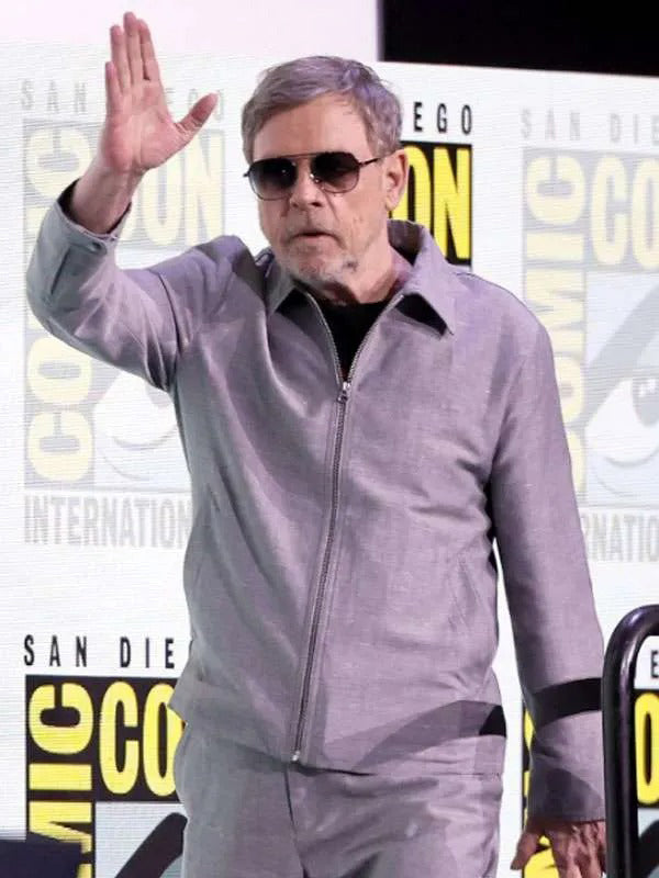 Mark Hamill The Long Walk 2025 Grey Cotton Jacket