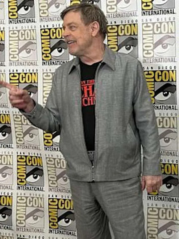 Mark Hamill The Long Walk 2025 Grey Cotton Jacket
