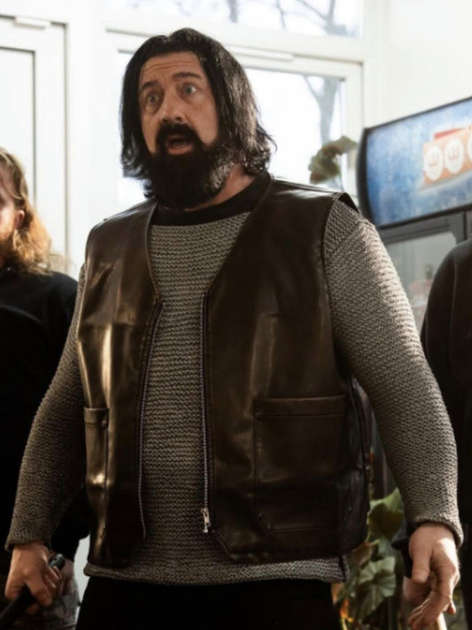 Mark Strange Reckless Brown Leather Vest