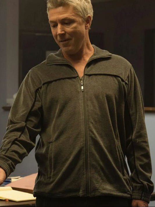 Mayor of Kingstown S04 Aidan Gillen Olive Jacket 