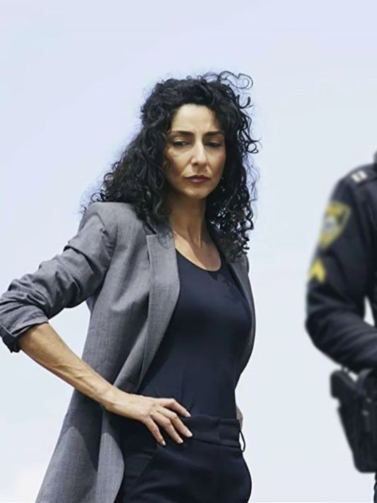 Mayor of Kingstown S04 Evelyn Foley Gray Coat